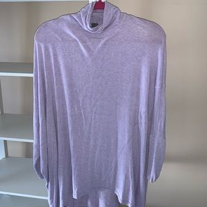 Free People 3/4 sleeve tunic in lavender